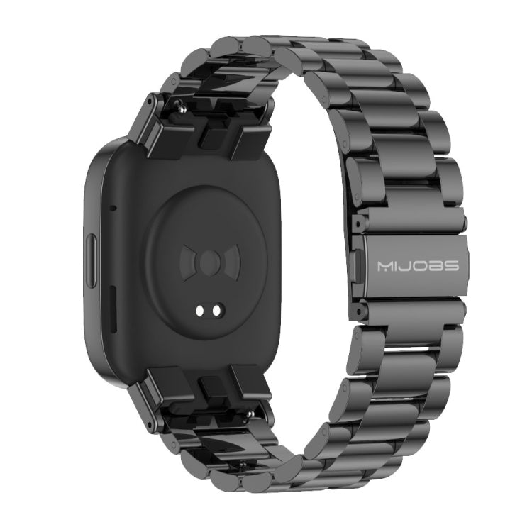 Cinturino per orologio in acciaio inossidabile con tre perle in metallo Mijobs, For Redmi Watch 3