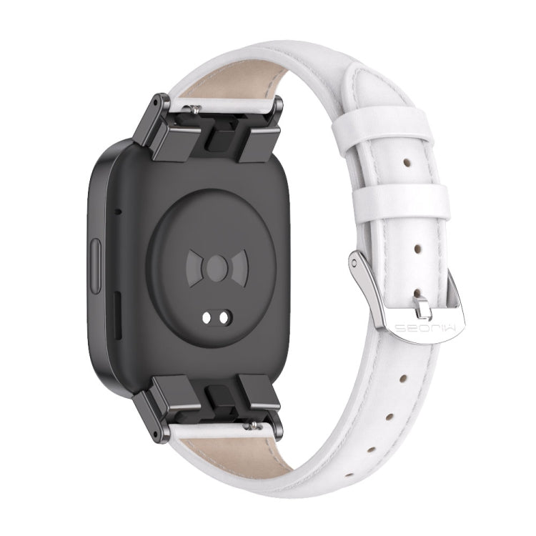 Cinturino per orologio sottile in vera pelle Mijobs, For Redmi Watch 3