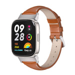 Cinturino per orologio sottile in vera pelle Mijobs, For Redmi Watch 3