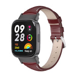Cinturino per orologio sottile in vera pelle Mijobs, For Redmi Watch 3