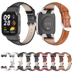 Cinturino per orologio sottile in vera pelle Mijobs, For Redmi Watch 3