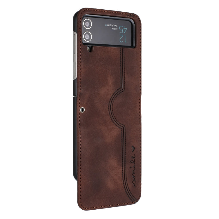 Custodia portafoglio in pelle con motivo cuore per Samsung Galaxy