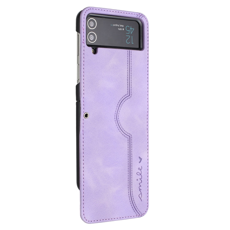 Custodia portafoglio in pelle con motivo cuore per Samsung Galaxy