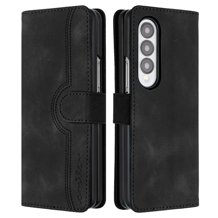 Custodia portafoglio in pelle con motivo cuore per Samsung Galaxy