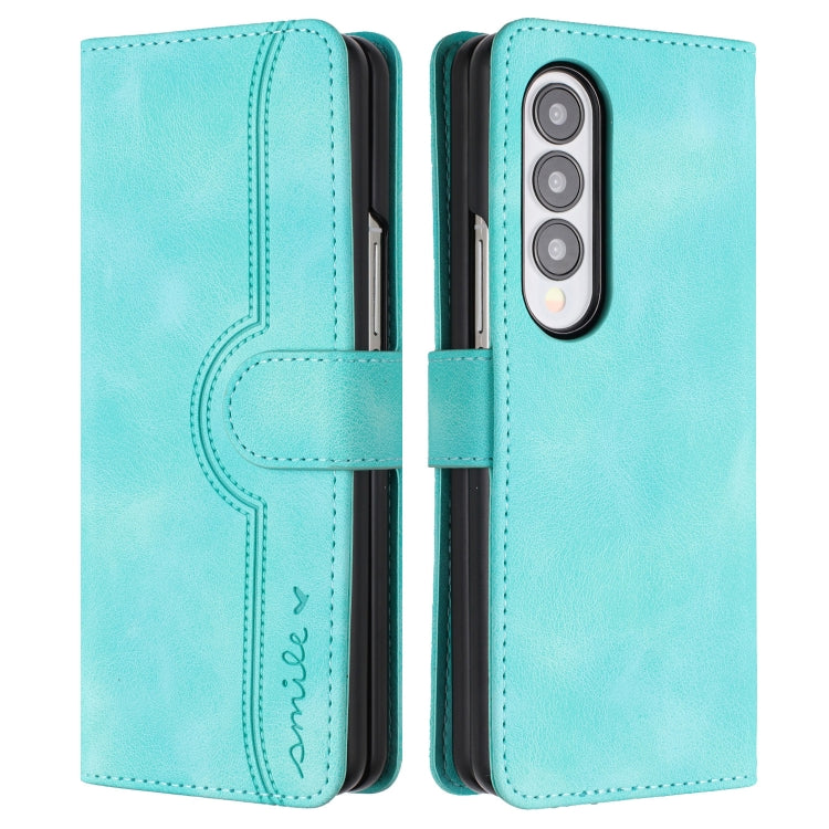 Custodia portafoglio in pelle con motivo cuore per Samsung Galaxy