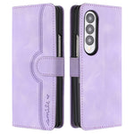 Custodia portafoglio in pelle con motivo cuore per Samsung Galaxy