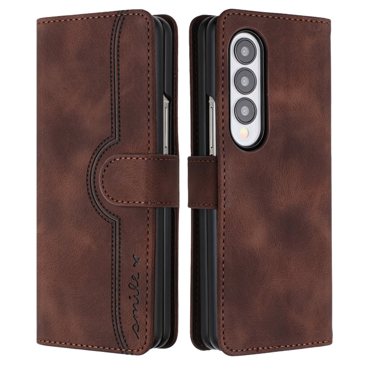 Custodia portafoglio in pelle con motivo cuore per Samsung Galaxy