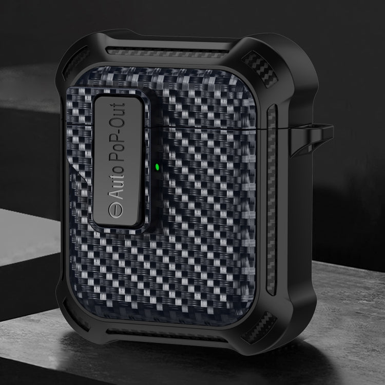 Custodia protettiva in fibra di carbonio per AirPods