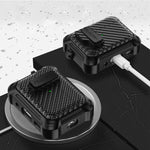 Custodia protettiva in fibra di carbonio per AirPods