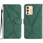 Custodia per telefono in pelle goffrata con cuciture, For vivo V23 5G, For vivo V25 / X80 Lite, For vivo V27 5G / V27 Pro 5G