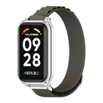 Cinturino per orologio in nylon traspirante con guscio metallico Mijobs, For Xiaomi Smart Band 8 Active / Redmi Band 2