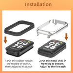 Cinturino per orologio in nylon traspirante con guscio metallico Mijobs, For Xiaomi Smart Band 8 Active / Redmi Band 2