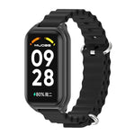 Cinturino per orologio in silicone Mijobs Metal Shell Ocean, For Xiaomi Smart Band 8 Active / Redmi Band 2