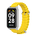 Cinturino per orologio in silicone Mijobs Metal Shell Ocean, For Xiaomi Smart Band 8 Active / Redmi Band 2