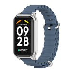 Cinturino per orologio in silicone Mijobs Metal Shell Ocean, For Xiaomi Smart Band 8 Active / Redmi Band 2