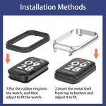 Cinturino per orologio in silicone Mijobs Metal Shell Ocean, For Xiaomi Smart Band 8 Active / Redmi Band 2