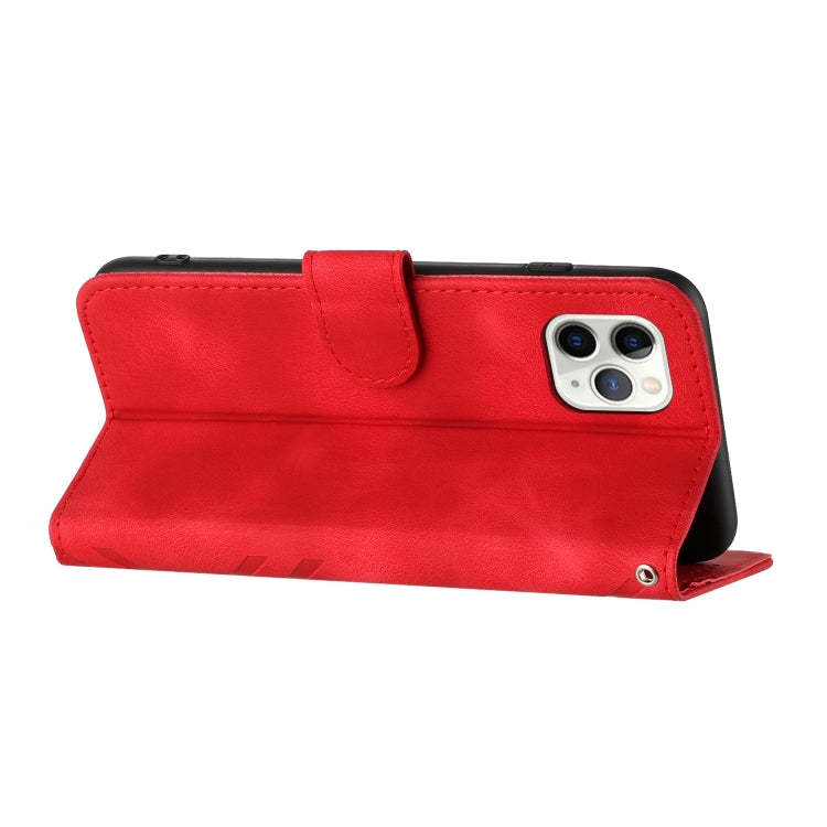 Custodia per cellulare in pelle con motivo a linea, For iPhone 11 Pro Max, For iPhone 11, For iPhone 11 Pro, For iPhone X / XS