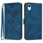 Custodia in pelle con supporto per iPhone compatibili