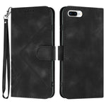 Custodia in pelle con supporto per iPhone compatibili
