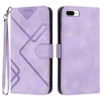 Custodia in pelle con supporto per iPhone compatibili