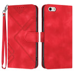 Custodia in pelle con supporto per iPhone compatibili