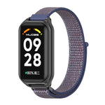 Cinturino per orologio in nylon traspirante con guscio metallico Mijobs, For Xiaomi Smart Band 8 Active / Redmi Band 2