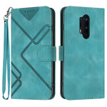 Custodia per cellulare in pelle con motivo a linea, For OnePlus Nord 2 5G, For OnePlus 9 Pro, For OnePlus 9, For OnePlus 8 Pro