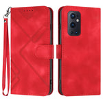 Custodia per cellulare in pelle con motivo a linea, For OnePlus Nord 2 5G, For OnePlus 9 Pro, For OnePlus 9, For OnePlus 8 Pro