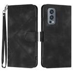Custodia per cellulare in pelle con motivo a linea, For OnePlus Nord 2 5G, For OnePlus 9 Pro, For OnePlus 9, For OnePlus 8 Pro