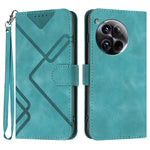 Custodia per cellulare in pelle con motivo a linea, For OnePlus Ace 5 / 13R Global, For OnePlus 12, For OnePlus Ace 2V, For OnePlus 11