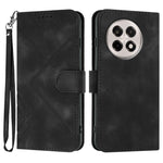 Custodia per cellulare in pelle con motivo a linea, For OnePlus Ace 5 / 13R Global, For OnePlus 12, For OnePlus Ace 2V, For OnePlus 11