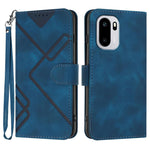 Custodia per cellulare in pelle con motivo a linea, For OnePlus Turbo 6 / 6V, For OnePlus Ace 6, For OnePlus 15, For OnePlus 13T