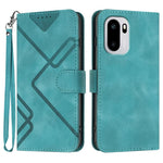 Custodia per cellulare in pelle con motivo a linea, For OnePlus Turbo 6 / 6V, For OnePlus Ace 6, For OnePlus 15, For OnePlus 13T