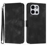 Custodia per cellulare in pelle con motivo a linea, For OnePlus Turbo 6 / 6V, For OnePlus Ace 6, For OnePlus 15, For OnePlus 13T