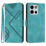 Custodia per cellulare in pelle con motivo a linea, For OnePlus Turbo 6 / 6V, For OnePlus Ace 6, For OnePlus 15, For OnePlus 13T