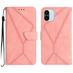 Custodia portafoglio in pelle goffrata per Xiaomi Poco F5 Pro
