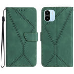 Custodia portafoglio in pelle goffrata per Xiaomi Poco F5 Pro