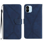 Custodia portafoglio in pelle goffrata per Xiaomi Poco F5 Pro