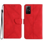 Custodia portafoglio in pelle goffrata per Xiaomi Poco F5 Pro
