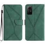 Custodia portafoglio in pelle goffrata per Xiaomi Poco F5 Pro