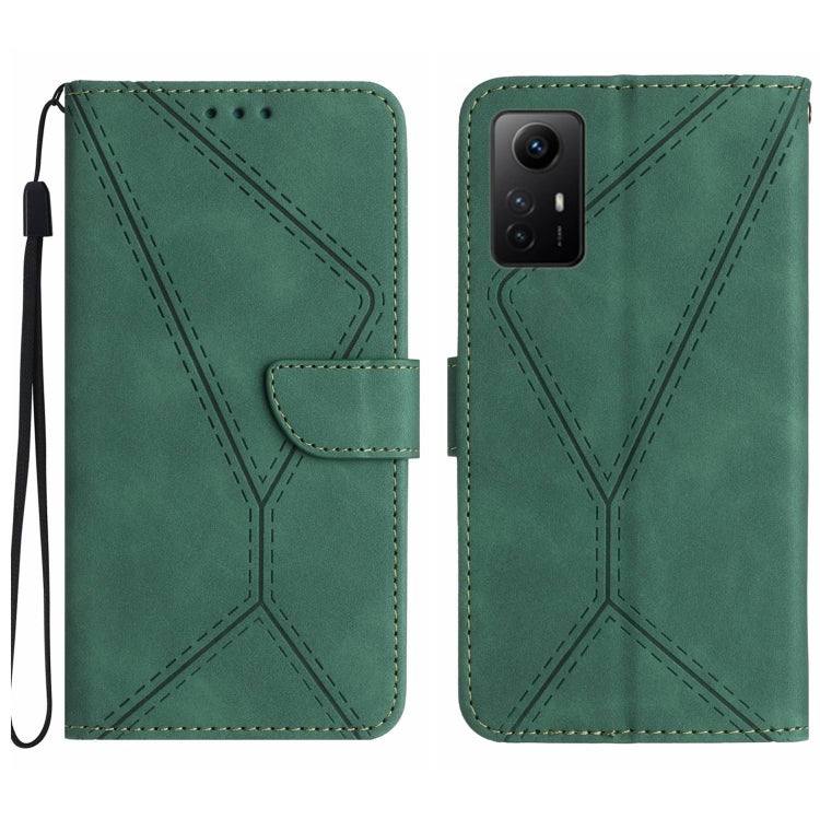 Custodia portafoglio in pelle goffrata per Xiaomi Poco F5 Pro