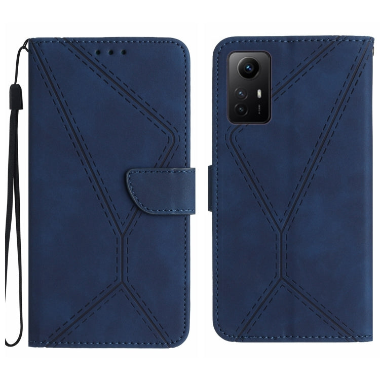 Custodia portafoglio in pelle goffrata per Xiaomi Poco F5 Pro