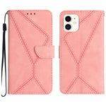 Custodia portafoglio in pelle goffrata per iPhone 11 e 14 Plus