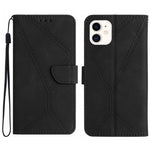 Custodia portafoglio in pelle goffrata per iPhone 11 e 14 Plus