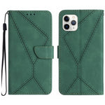 Custodia portafoglio in pelle goffrata per iPhone 11 e 14 Plus