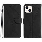 Custodia portafoglio in pelle goffrata per iPhone 11 e 14 Plus