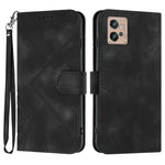 Custodia per cellulare in pelle con motivo a linea, For Motorola Moto E22, For Motorola Edge 30 Neo, For Motorola Moto G32, For Motorola Moto G42