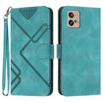 Custodia per cellulare in pelle con motivo a linea, For Motorola Moto E22, For Motorola Edge 30 Neo, For Motorola Moto G32, For Motorola Moto G42