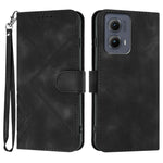 Custodia per cellulare in pelle con motivo a linea, For Motorola Edge 5G 2024, For Motorola Moto X50 Ultra, For Motorola Edge 50 Pro, For Motorola Edge 50 Fusion