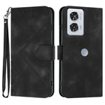 Custodia per cellulare in pelle con motivo a linea, For Motorola Edge 5G 2024, For Motorola Moto X50 Ultra, For Motorola Edge 50 Pro, For Motorola Edge 50 Fusion